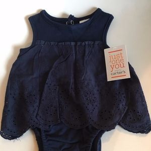 Baby Girl Blouse - Navy